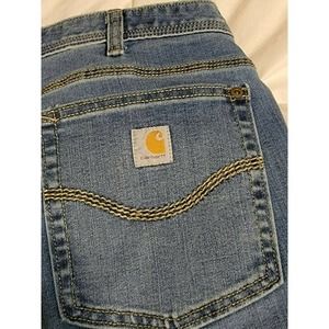 Carhartt Jeans SZ 18 Short Boot Cut 36 X 29
